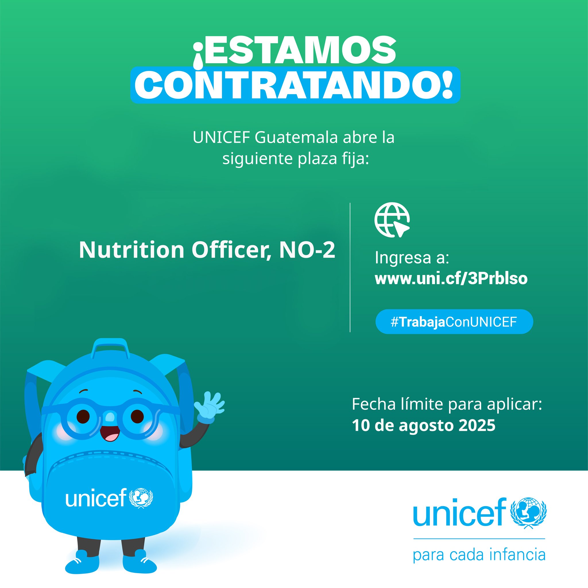 Oferta laboral para Nutricionista