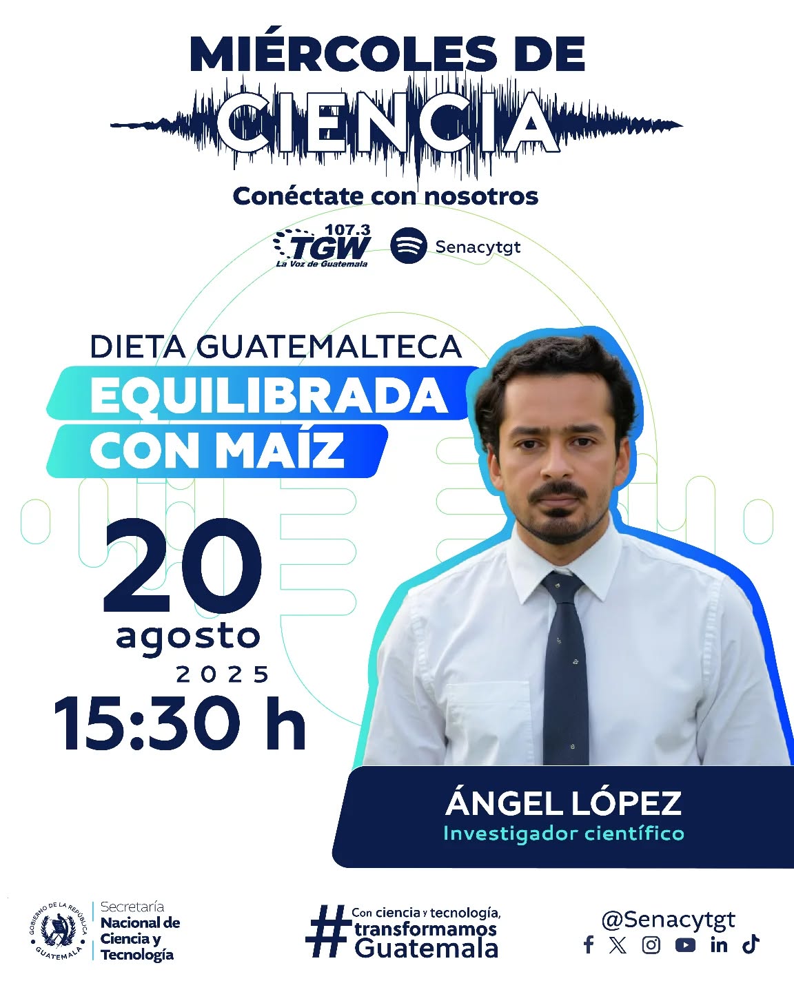 podcast Miércoles de Ciencia: «Dieta guatemalteca equilibrada con maíz»