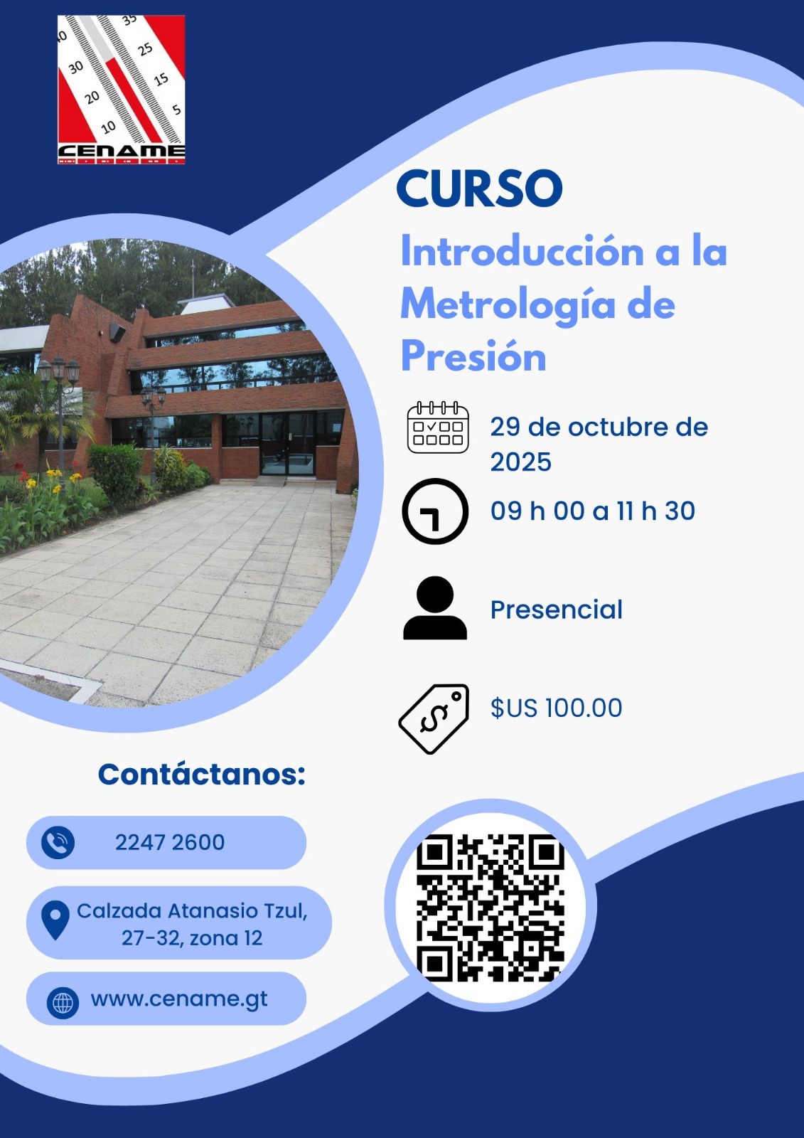 Curso de Introducción a la Metrología de Presión