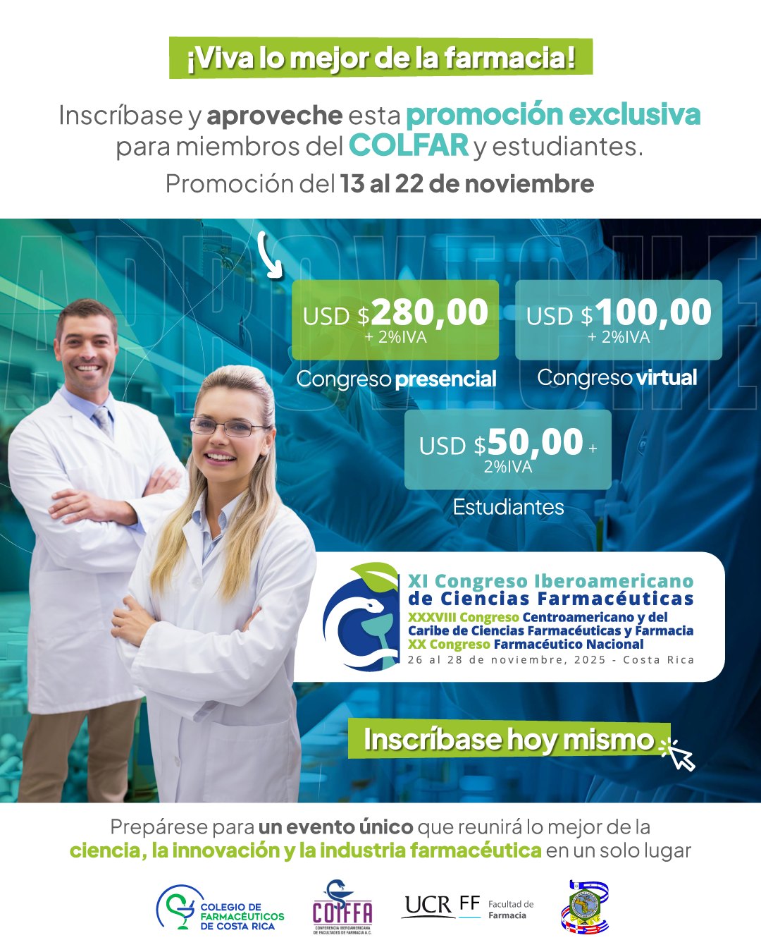 XI Congreso Iberoamericano de Ciencias Farmacéuticas