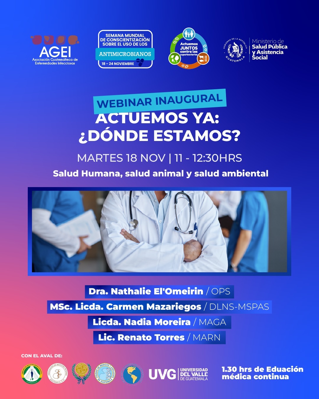 Seminario Web inaugural de la Semana de Concienciación sobre los Antibióticos 2025