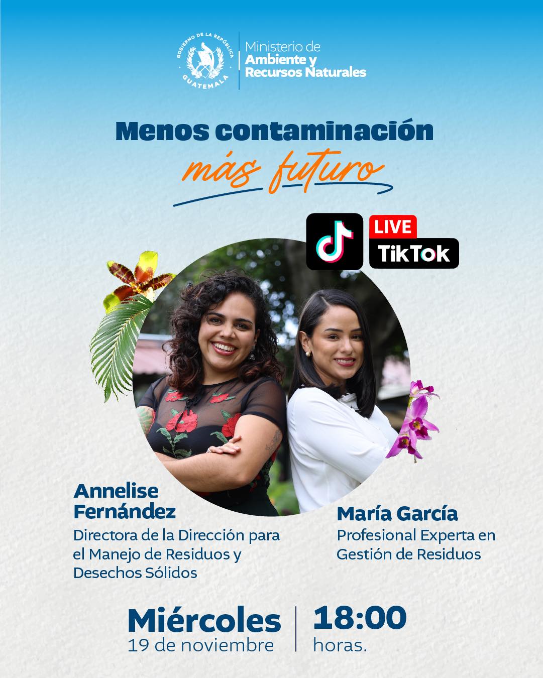 TikTok Live del MARN