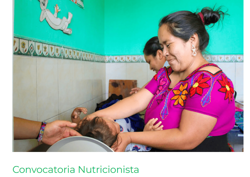 Oferta laboral para Nutricionista