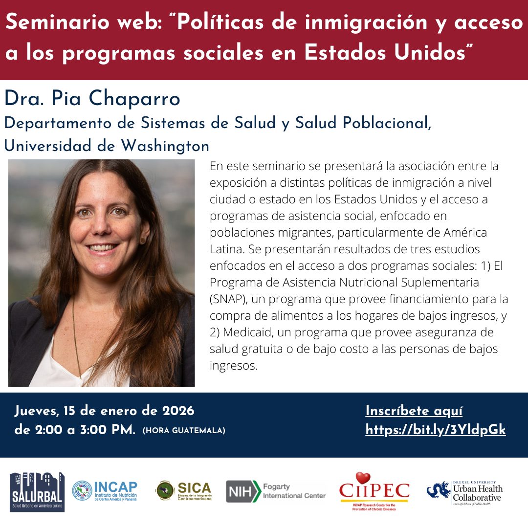Seminario web “Políticas de inmigración y acceso a los programas sociales en Estados Unidos»