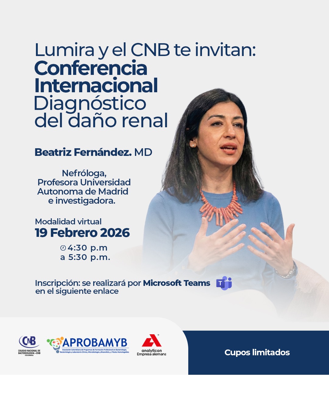 Conferencia Internacional | Diagnóstico Temprano en Daño Renal