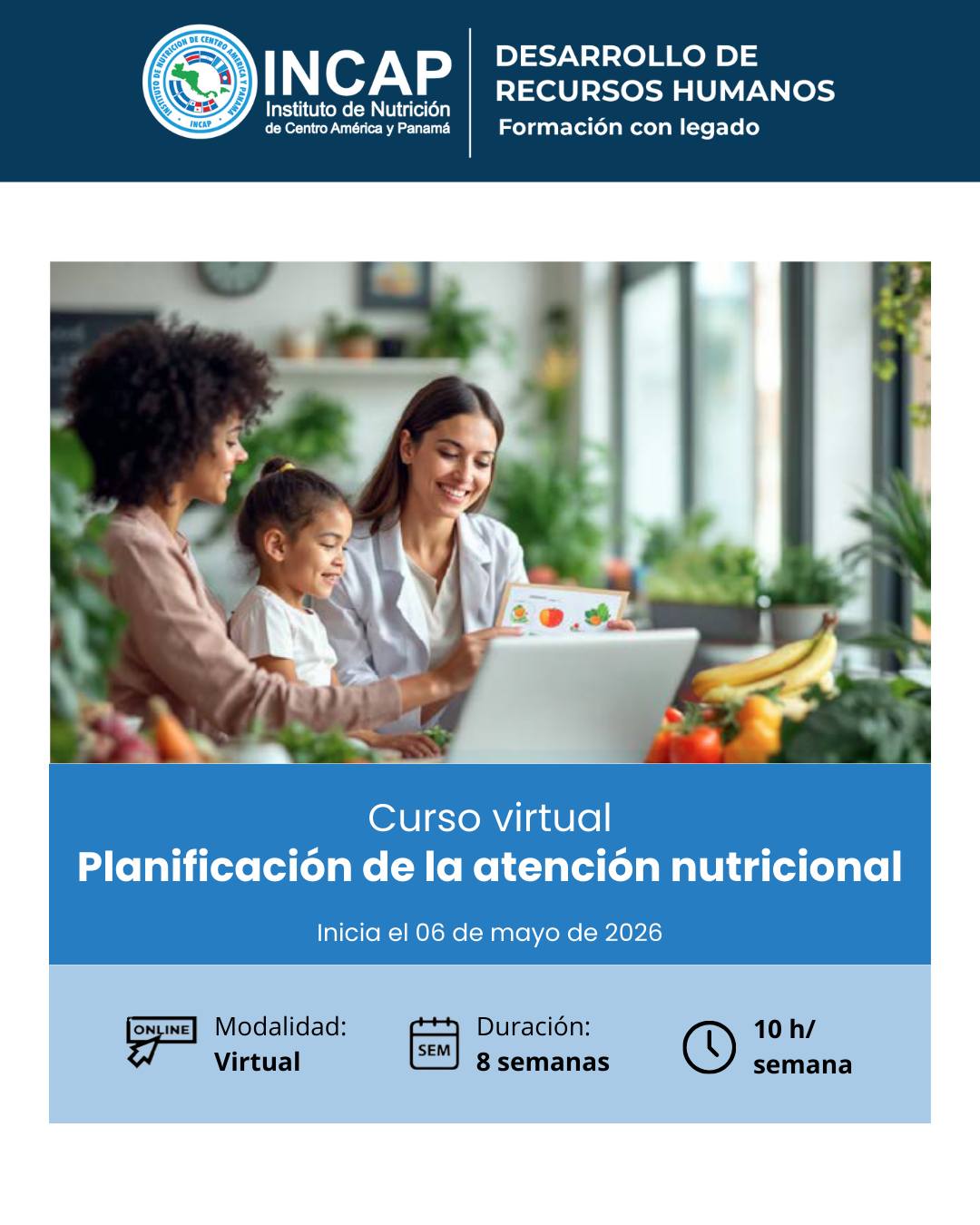 Curso virtual «Planificación de la atención nutricional»
