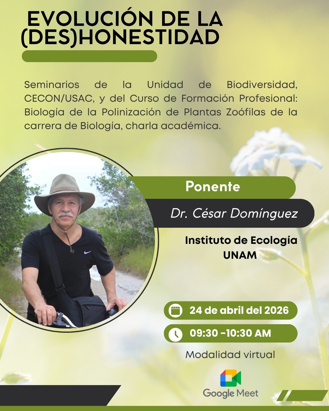 Charla “Evolución de la (des)honestidad”
