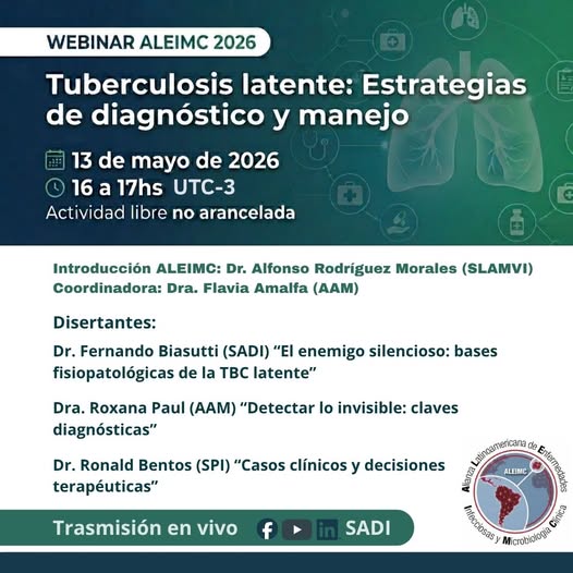 Webinar de la Alianza Latinoamericana de Enfermedades Infecciosas y Microbiología Clínica (ALEIMC)