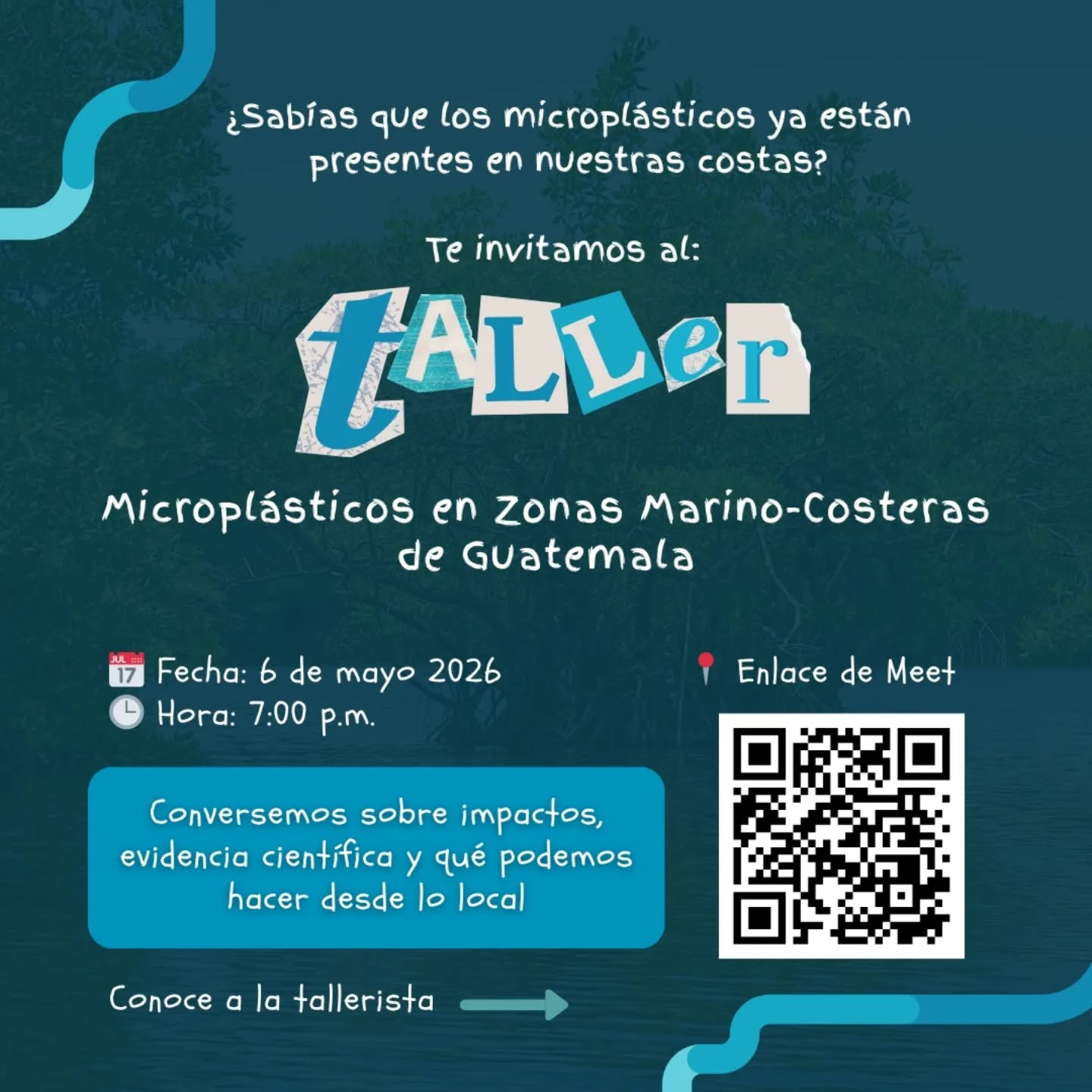 Taller: «Microplásticos en zonas marino-costeras de Guatemala»