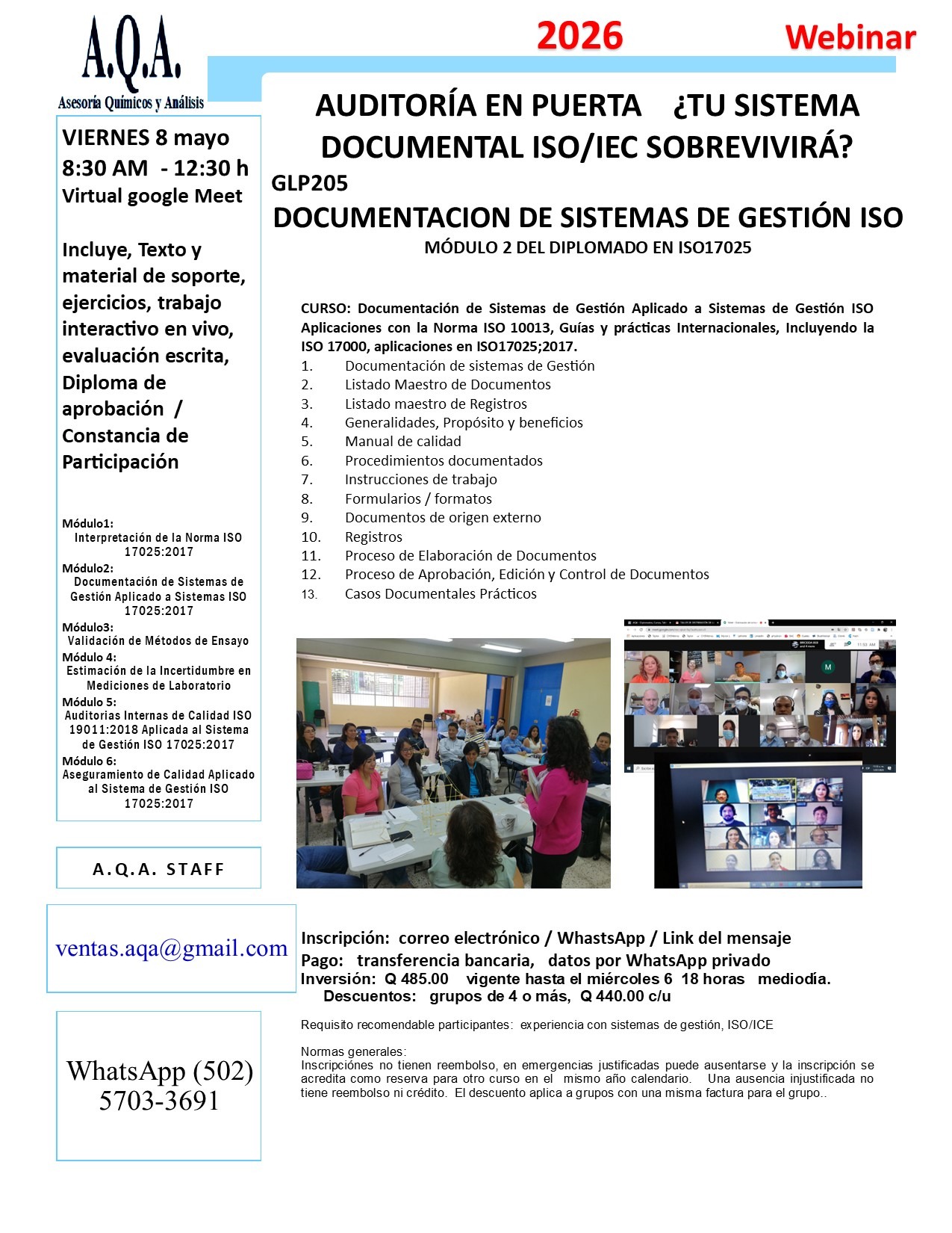 Documentación de Sistemas de Gestión ISO/IECGLP205