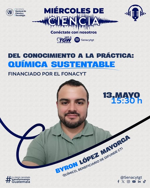 Podcast Miércoles de Ciencia: «Del conocimiento a la práctica. Química Sustentable» 