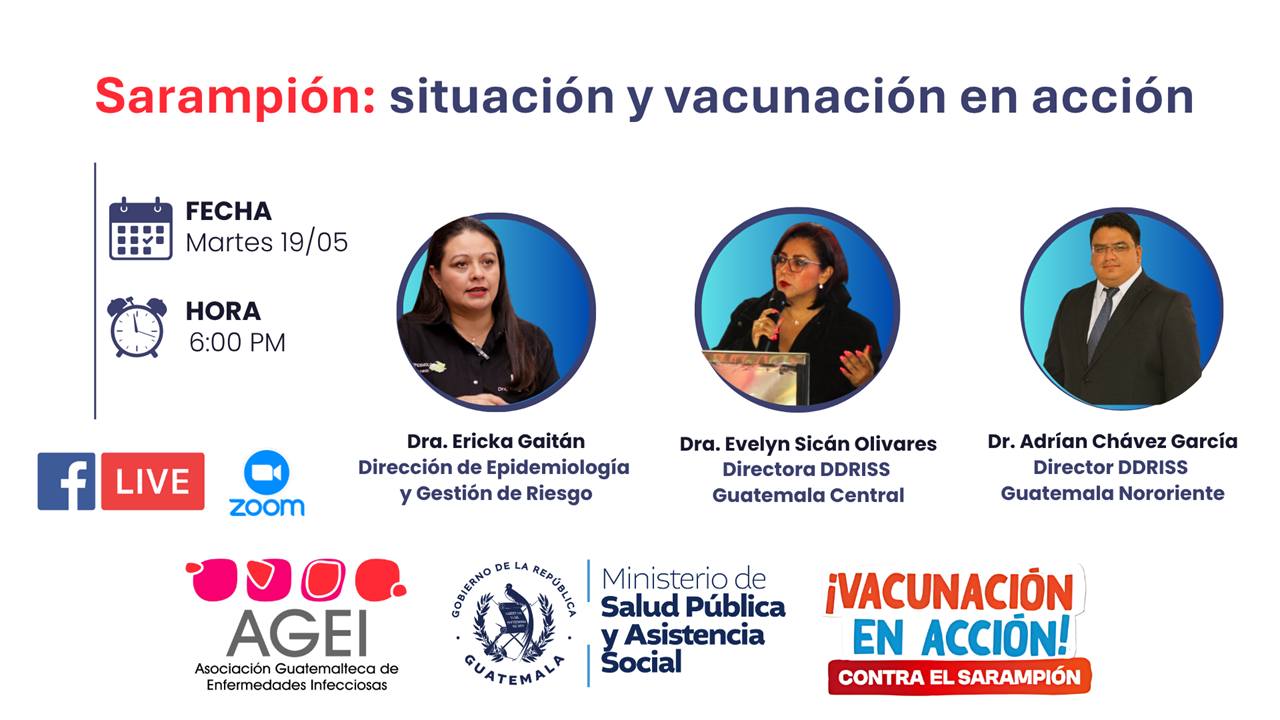 Webinar «Sarampión: situación y vacunación en acción»