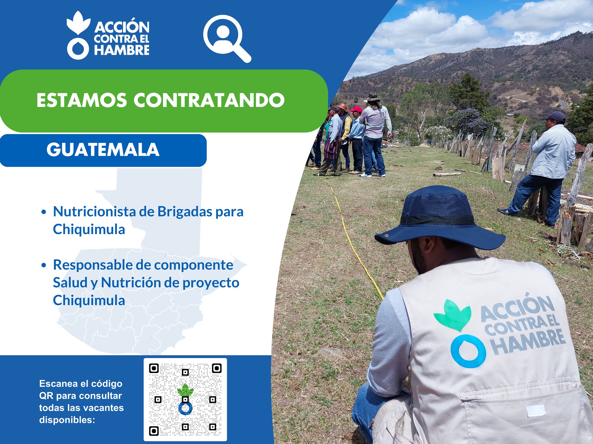 OFERTA LABORAL PARA NUTRICIONISTAS EN CHIQUIMULA