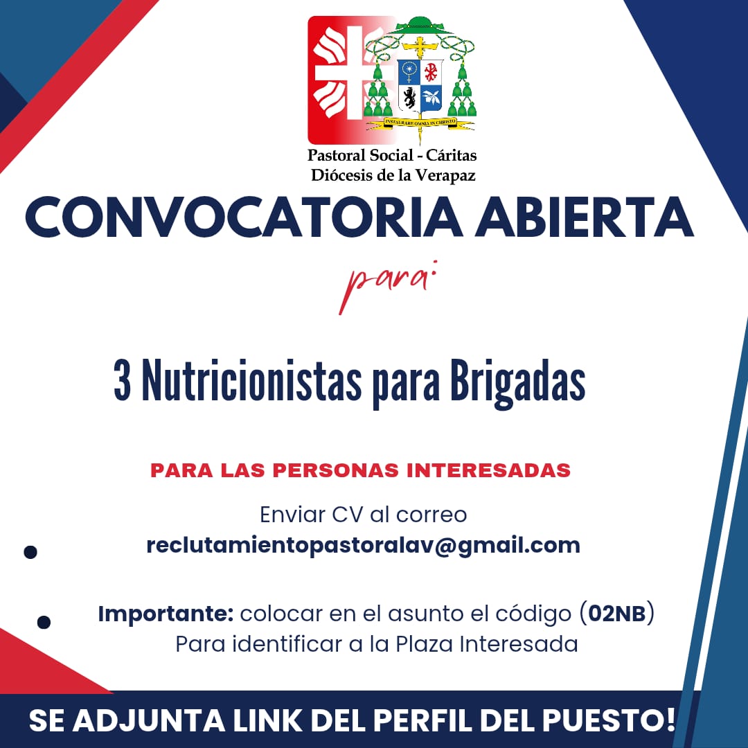 OFERTA LABORAL PARA NUTRICIONISTA