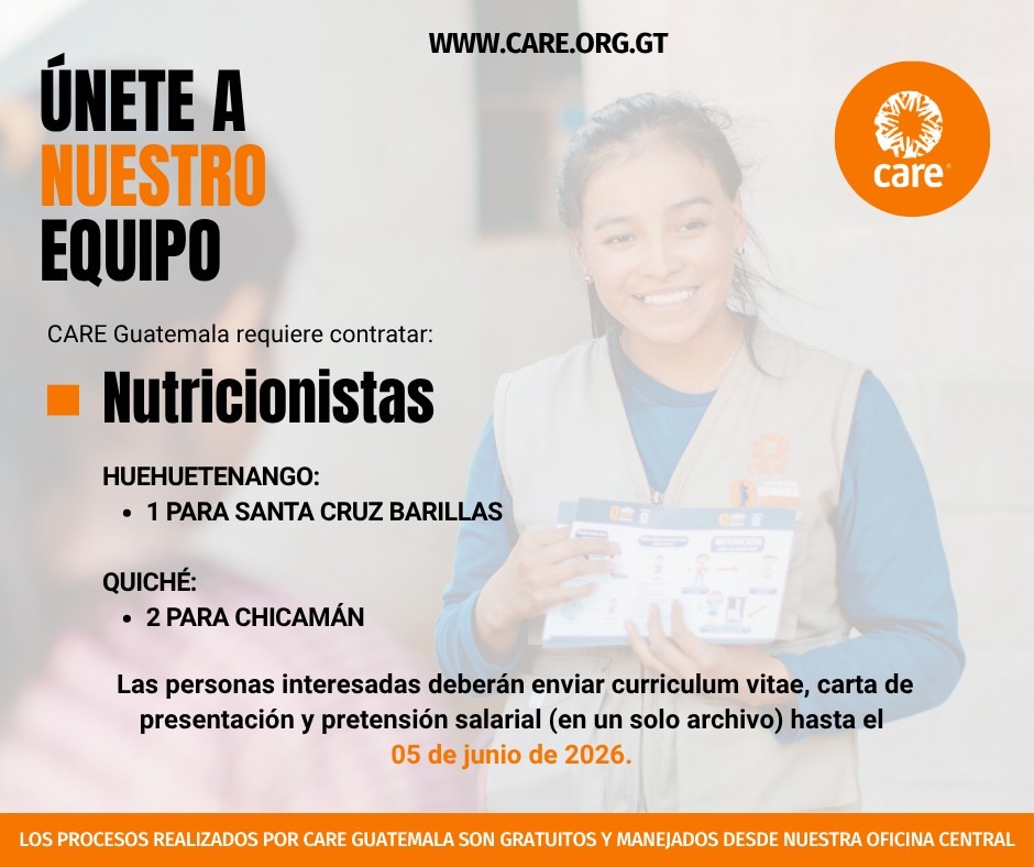 OFERTA LABORAL PARA NUTRICIONISTA