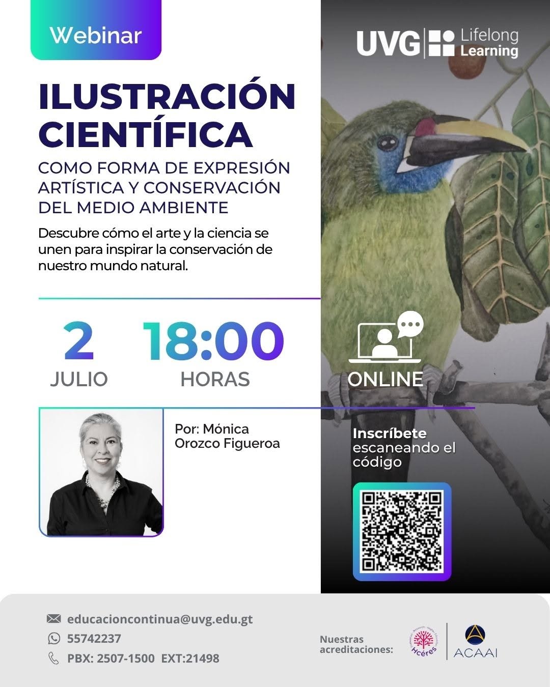Webinar: “Ilustración científica como forma de expresión artística y conservación del medio ambiente”
