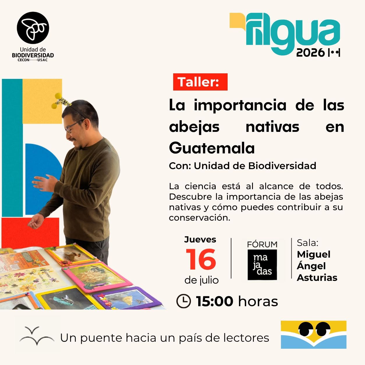 Taller “La importancia de las abejas nativas en Guatemala”