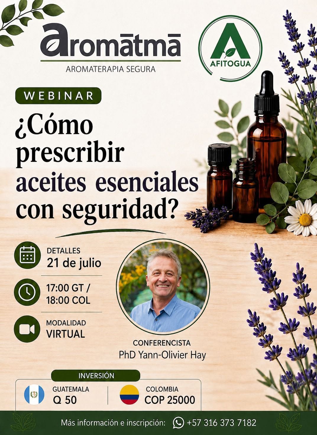 Webinar «¿Cómo prescribir aceites esenciales con seguridad?»