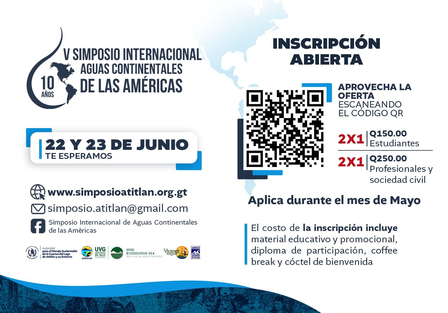 V Simposio Internacional de Aguas Continentales de las Américas: “Amenazas antrópicas a los recursos hídricos: soluciones basadas en la ciencia y la comunidad”