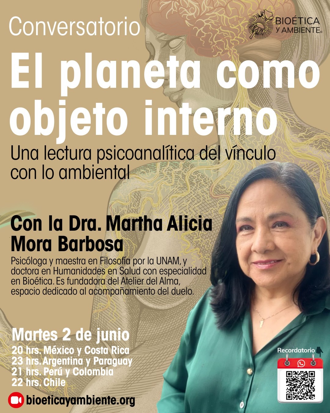Conversatorio «El planeta como objeto interno: Una lectura psicoanalítica del vínculo con lo ambiental»