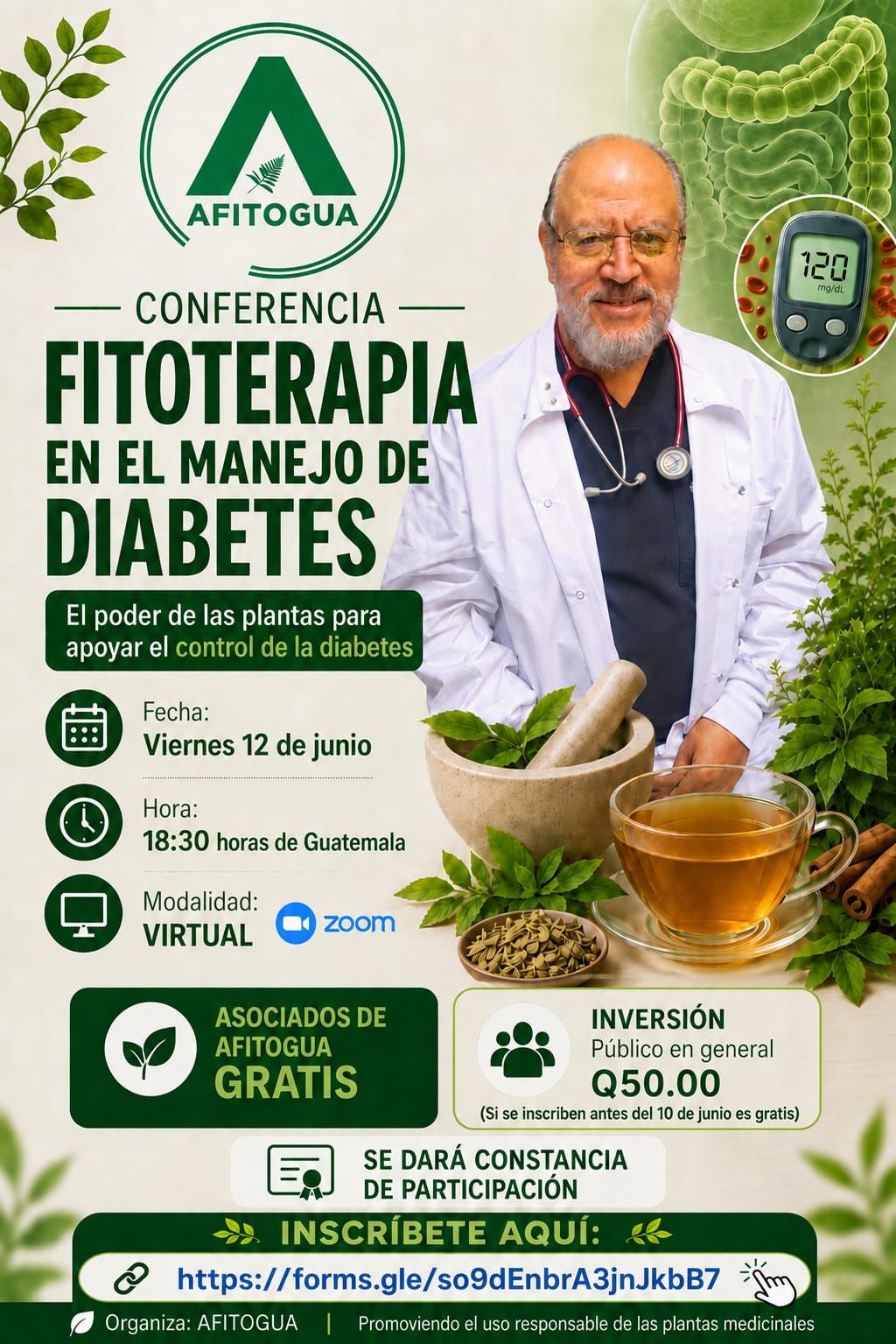 Conferencia: «Fitoterapia en el manejo de la Diabetes»
