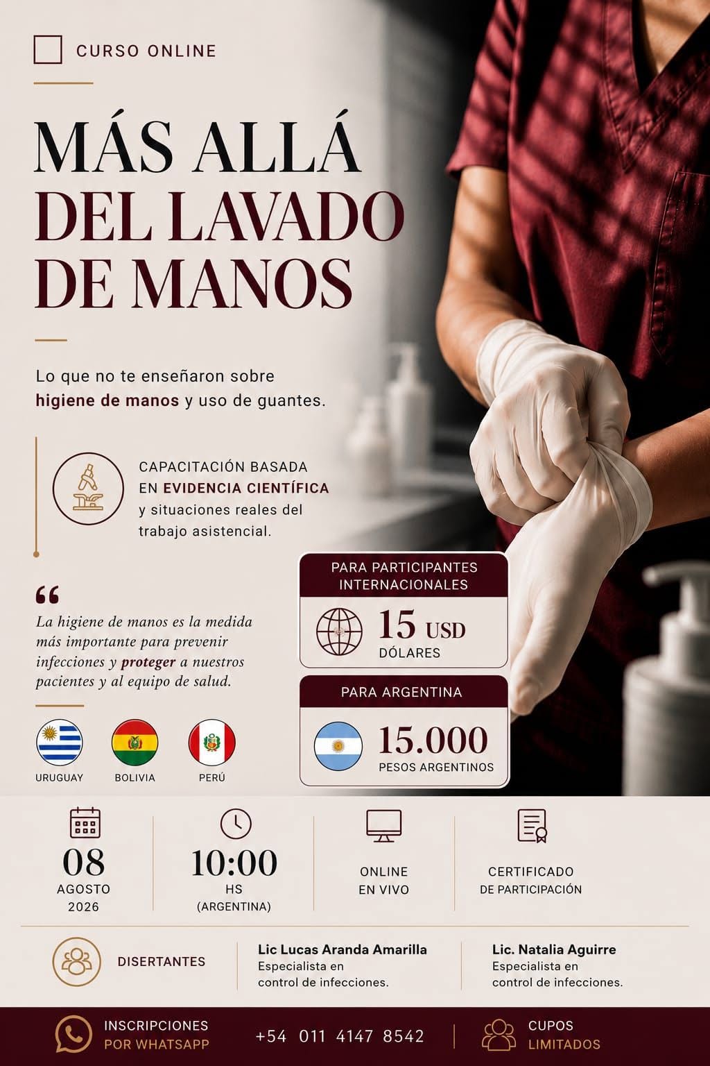 Curso Online sobre lavado de manos