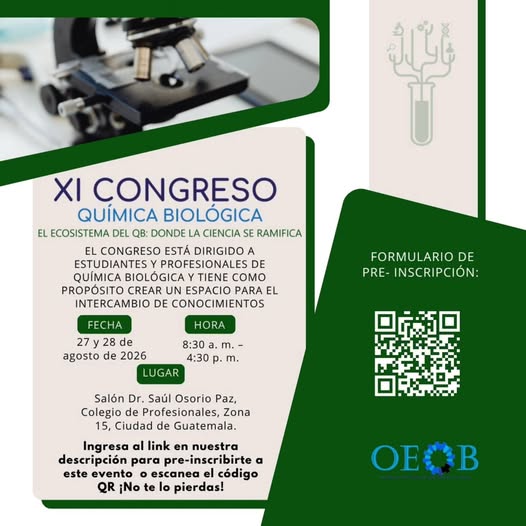 XI Congreso de Química Biológica» El ecosistema del QB: donde la ciencia se ramifica»