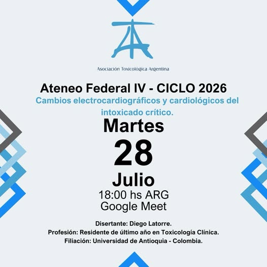 Conferencia «Cambios electrocardiográficos y cardiológicos del intoxicado crítico»