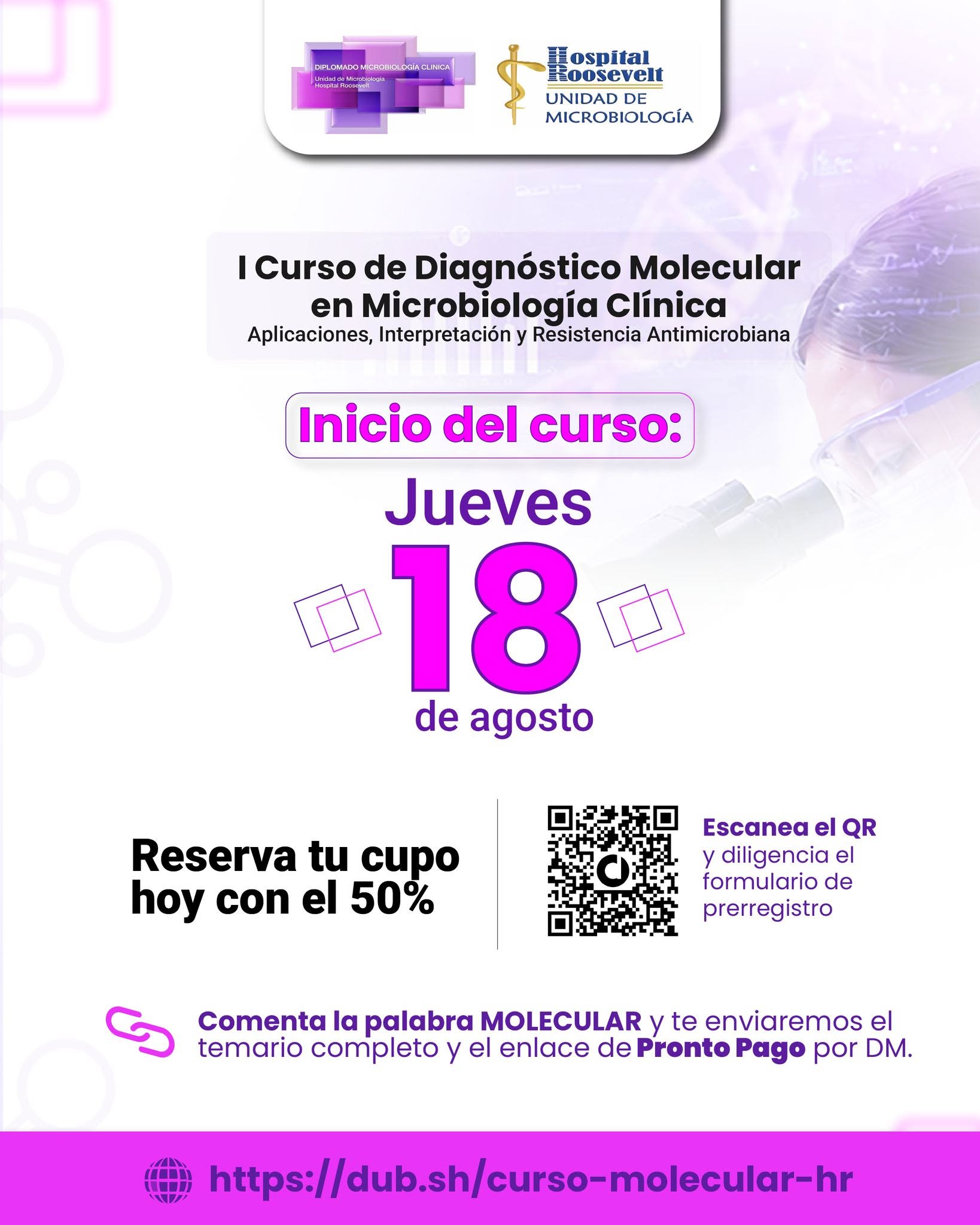 Curso de Diagnóstico Molecular en Microbiología Clínica