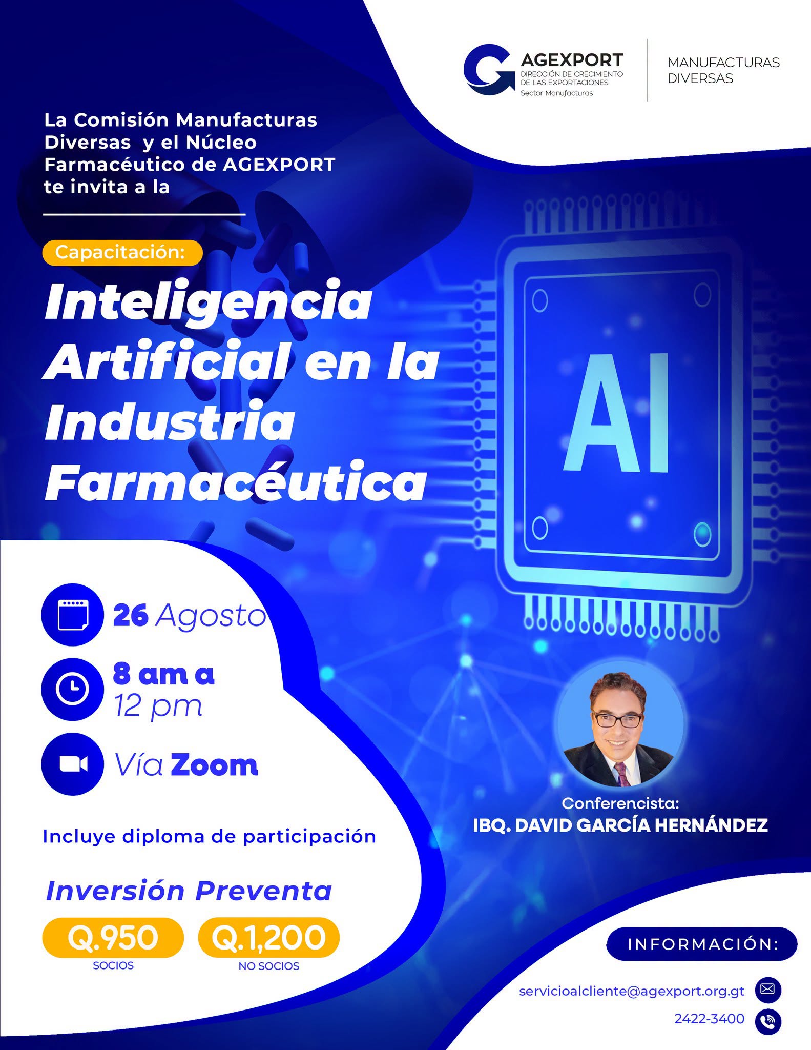 Capacitación “Inteligencia Artificial en la Industria Farmacéutica”