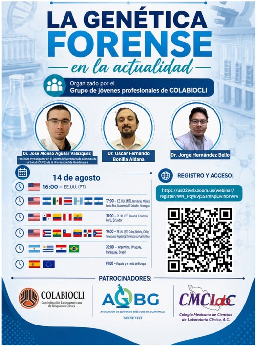 Conferencia «La genética forense en la actualidad»