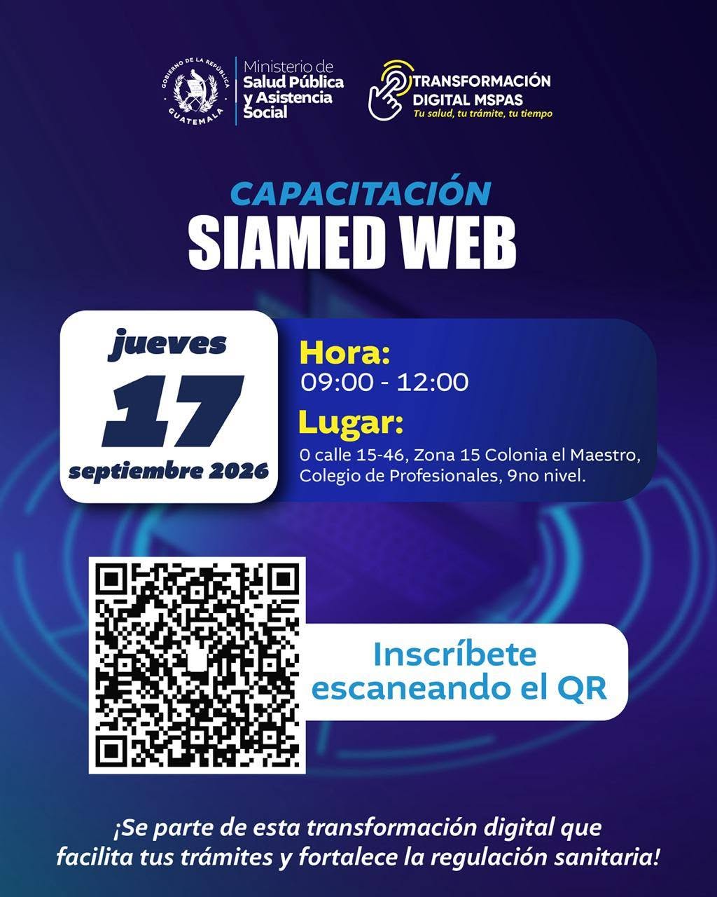Capaciración Siamed Web