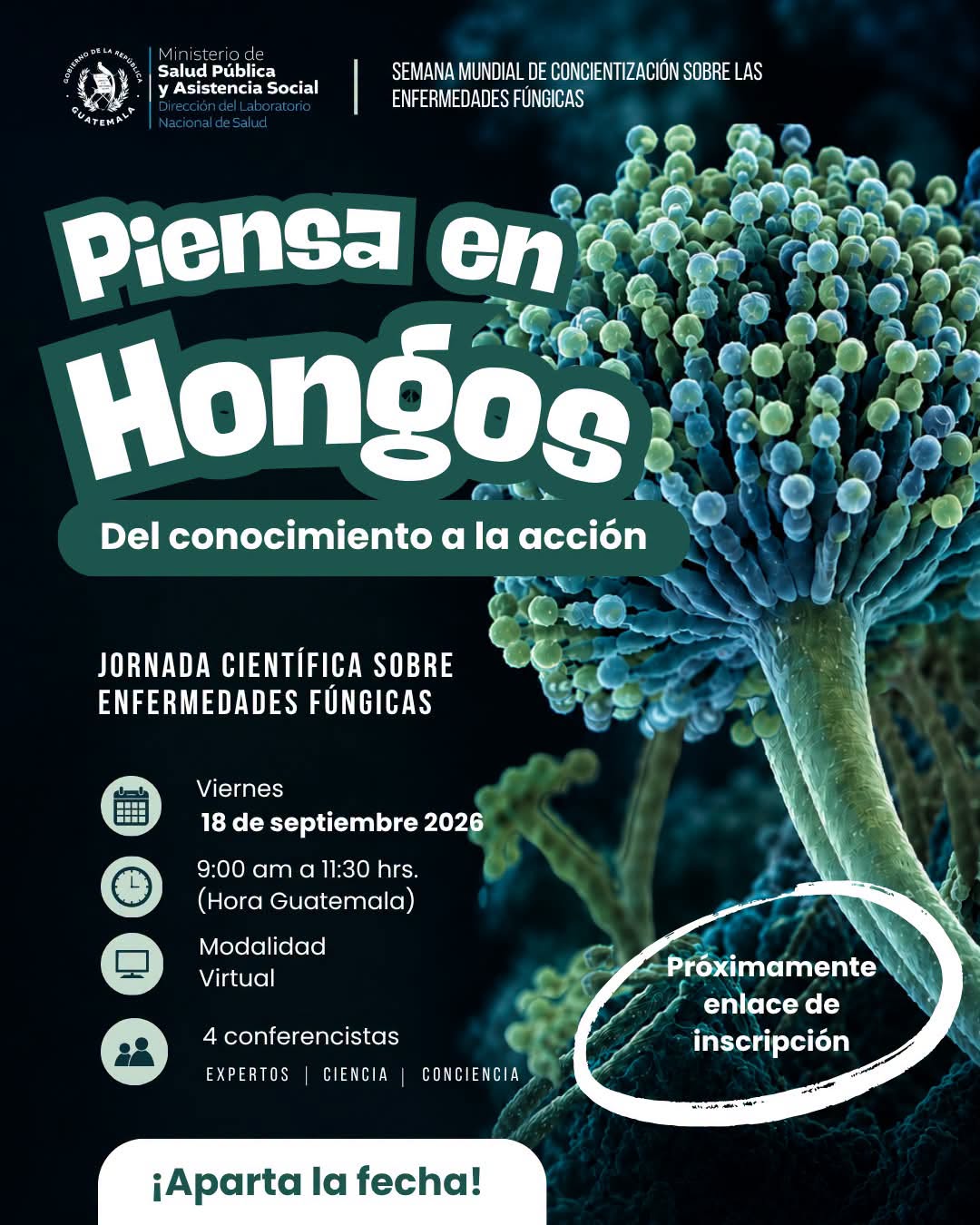 Jornada científica “Piensa en Hongos: del conocimiento a la acción”