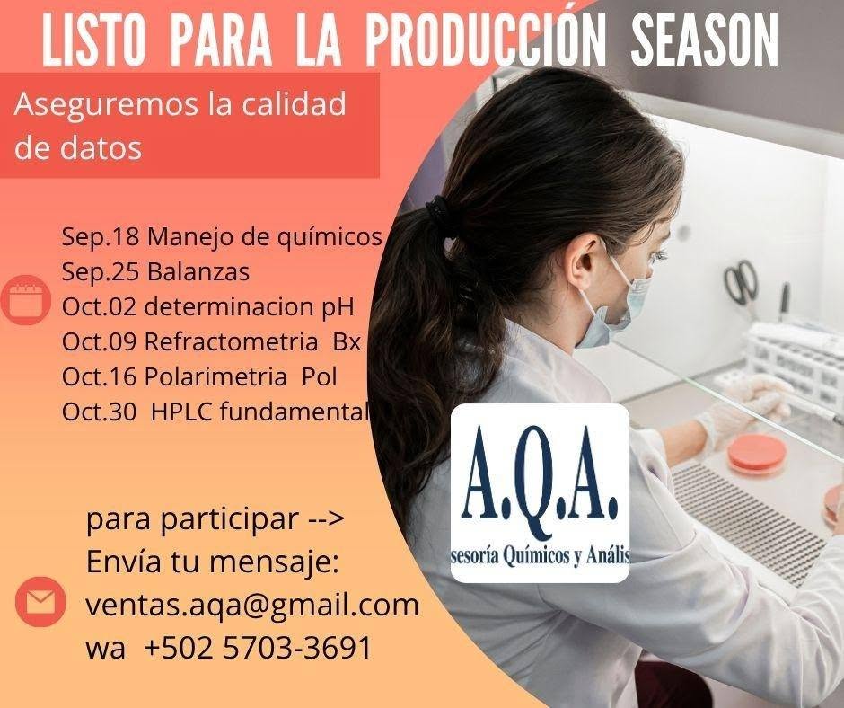 Cursos para la producción