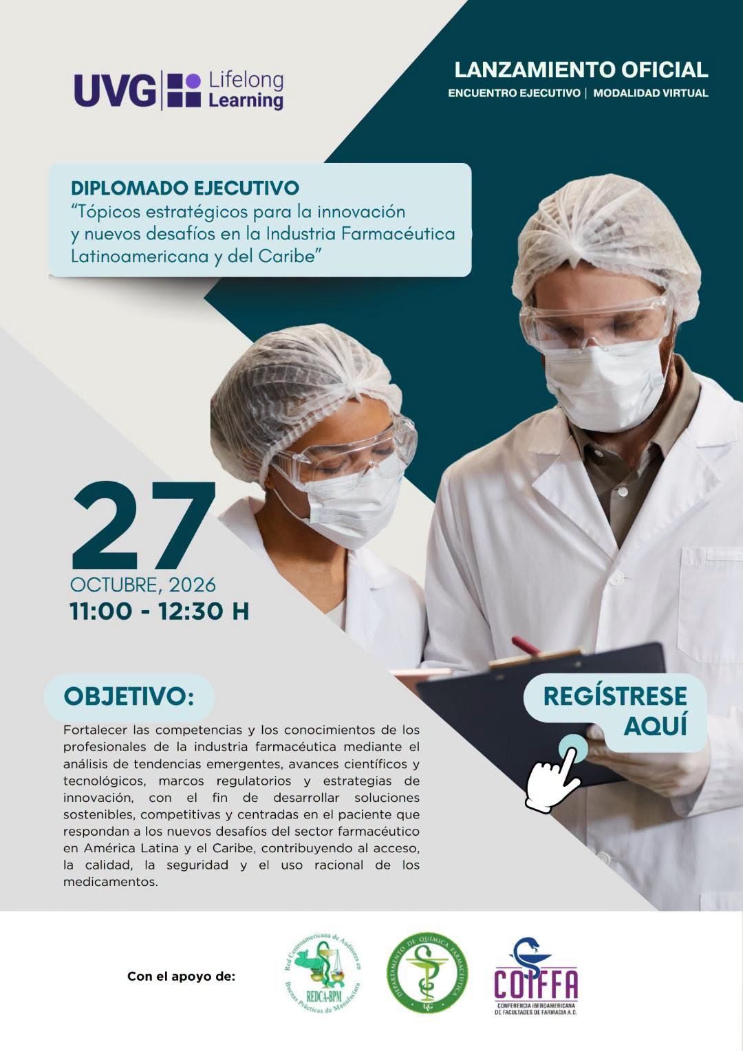 Diplomado Ejecutivo: TÓPICOS ESTRATÉGICOS PARA LA INNOVACIÓN Y NUEVOS DESAFÍOS EN LA INDUSTRIA FARMACÉUTICA LATINOAMERICANA Y DEL CARIBE.