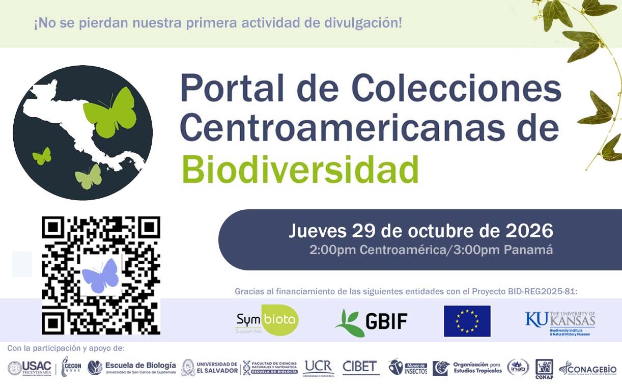 Actividad de divulgación para conocer más acerca del proyecto BID-REG2025-81 y el nuevo Portal de Colecciones Centroamericanas.