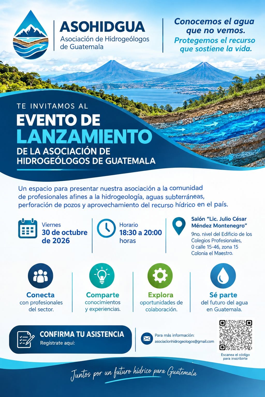 Lanzamiento de la Asociación de Hidrogeólogos de Guatemala (ASOHIDGUA)
