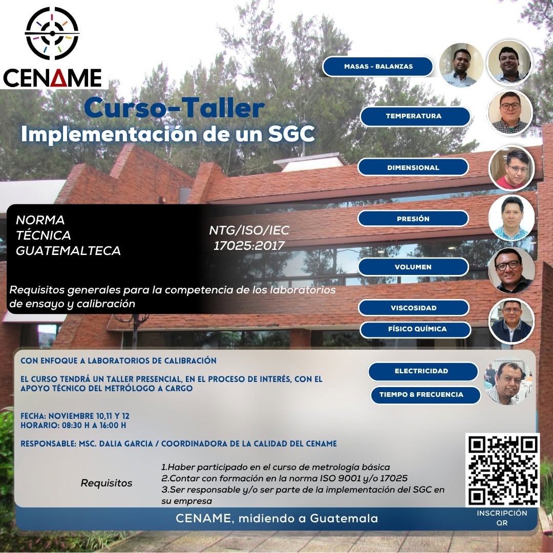 Curso taller «Implementación de un SCG»