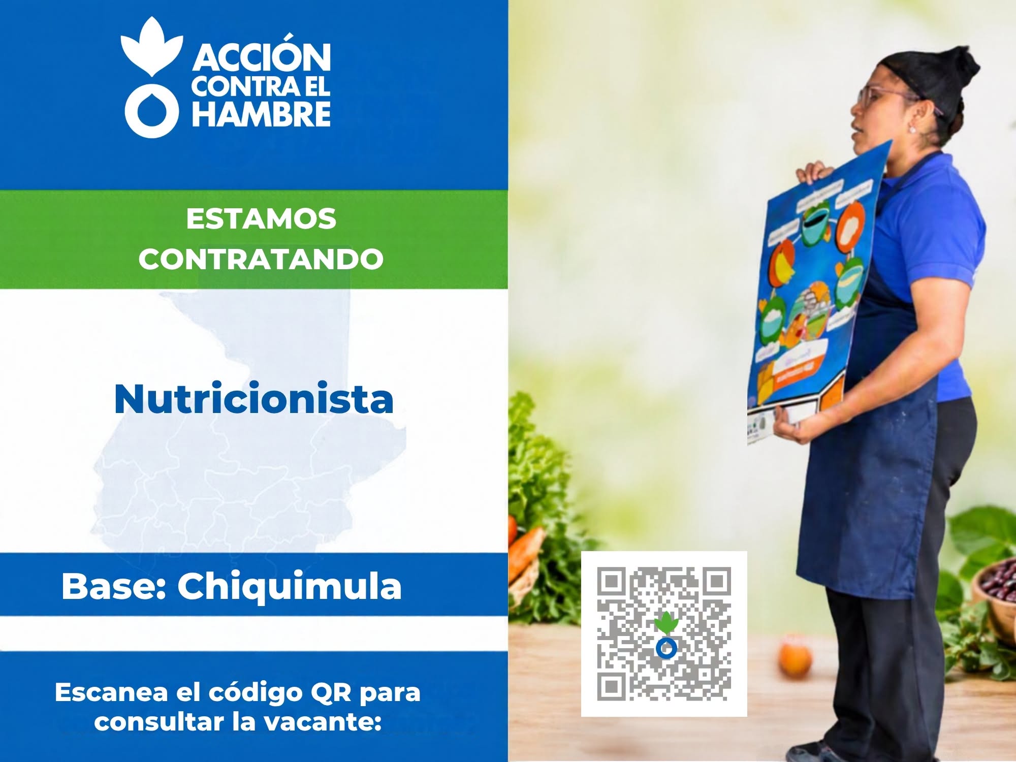 OFERTA LABORAL PARA NUTRICIONISTA EN CHIQUIMULA
